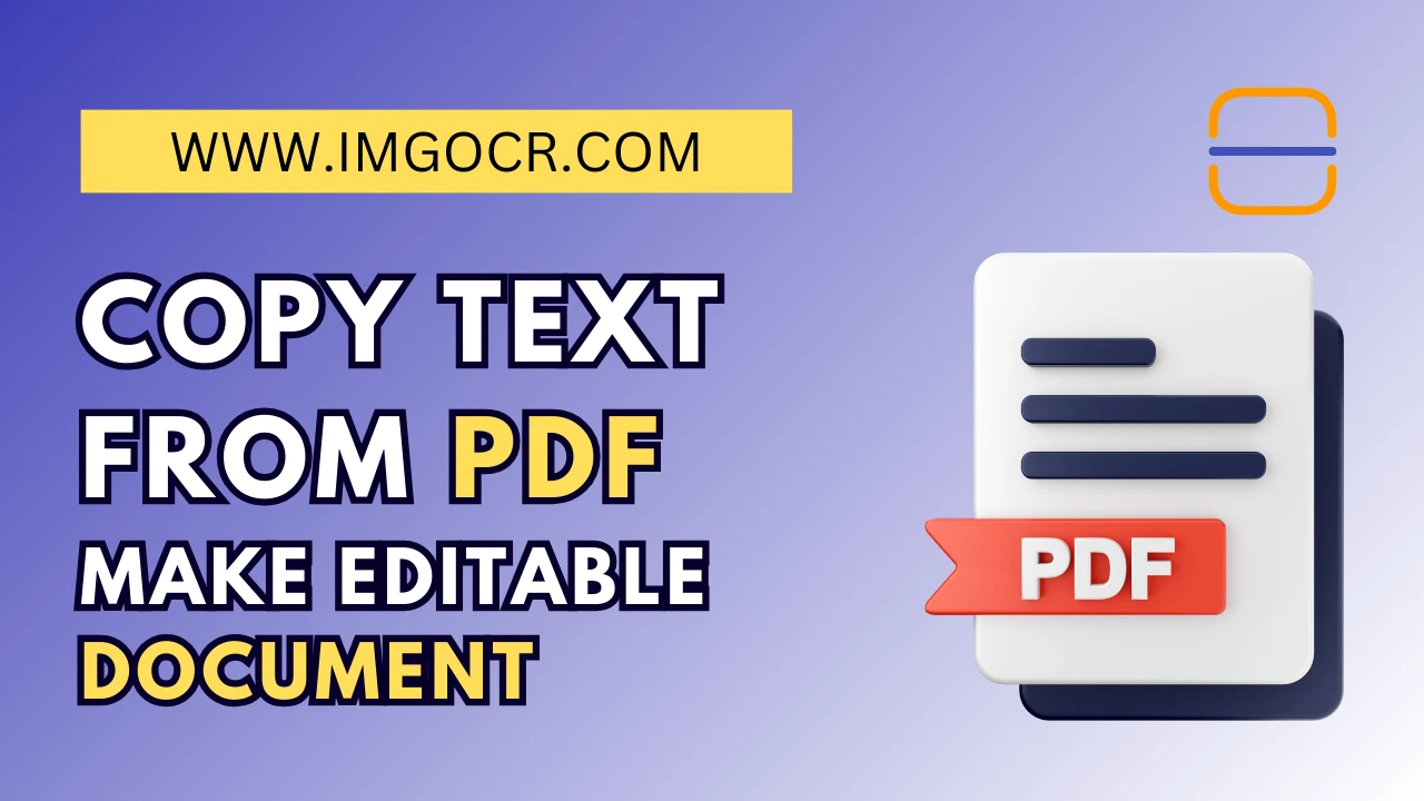 How to Copy Text from PDF Image (Step by Step Guide)