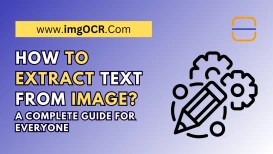 title text How to extract text from image? A Personalized Guide blog with icon