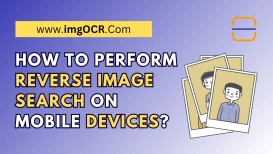 title text How to Perform a Reverse Image Search on Mobile Devices? blog with icon